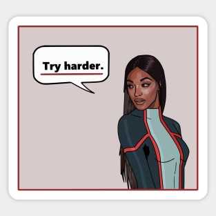 Monet - Try Harder Sticker